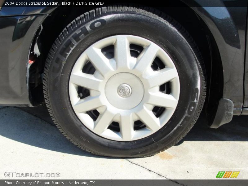 Black / Dark Slate Gray 2004 Dodge Stratus SE Sedan