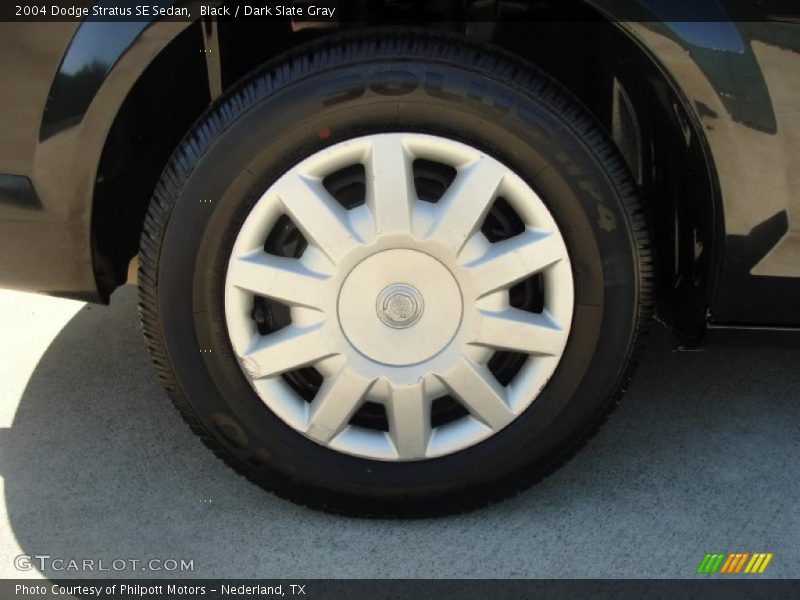 Black / Dark Slate Gray 2004 Dodge Stratus SE Sedan