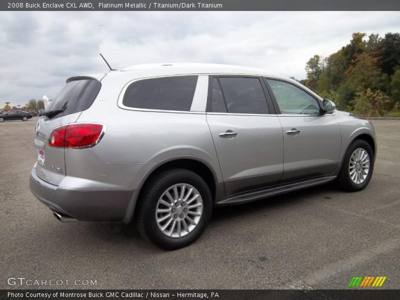 Platinum Metallic / Titanium/Dark Titanium 2008 Buick Enclave CXL AWD