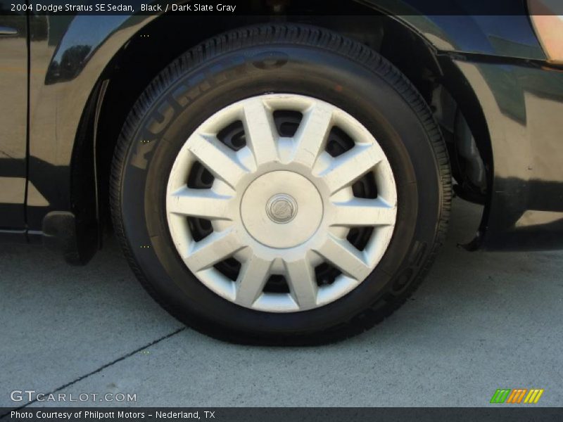 Black / Dark Slate Gray 2004 Dodge Stratus SE Sedan