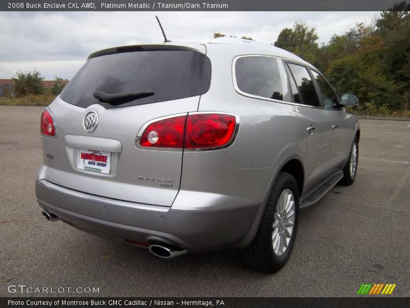 Platinum Metallic / Titanium/Dark Titanium 2008 Buick Enclave CXL AWD