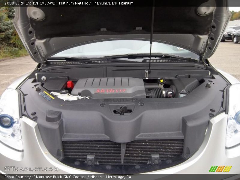 Platinum Metallic / Titanium/Dark Titanium 2008 Buick Enclave CXL AWD