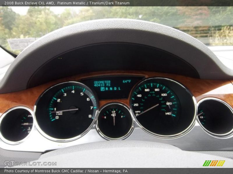 Platinum Metallic / Titanium/Dark Titanium 2008 Buick Enclave CXL AWD