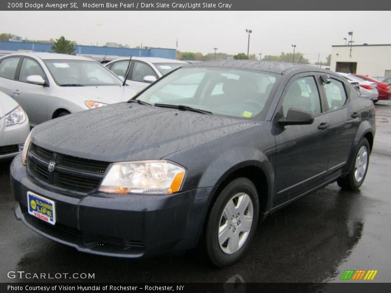 Modern Blue Pearl / Dark Slate Gray/Light Slate Gray 2008 Dodge Avenger SE