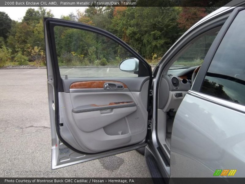 Platinum Metallic / Titanium/Dark Titanium 2008 Buick Enclave CXL AWD