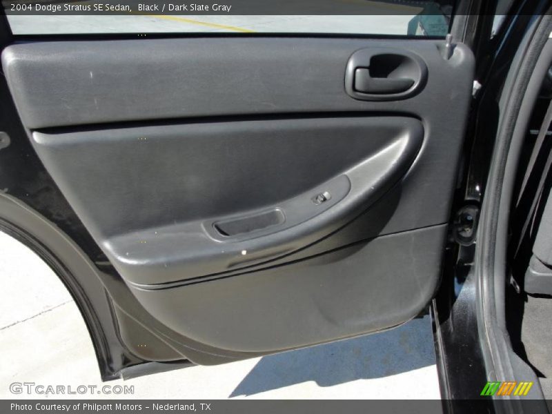 Black / Dark Slate Gray 2004 Dodge Stratus SE Sedan