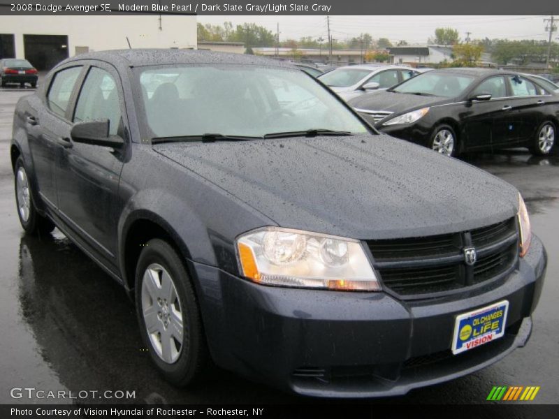 Modern Blue Pearl / Dark Slate Gray/Light Slate Gray 2008 Dodge Avenger SE