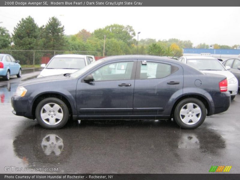 Modern Blue Pearl / Dark Slate Gray/Light Slate Gray 2008 Dodge Avenger SE