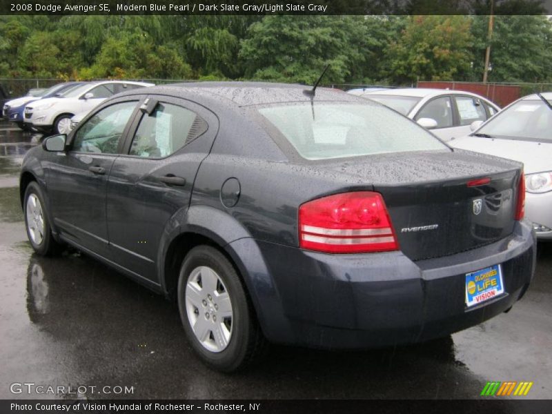 Modern Blue Pearl / Dark Slate Gray/Light Slate Gray 2008 Dodge Avenger SE