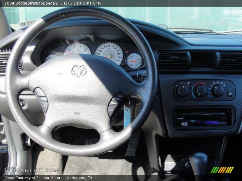 Black / Dark Slate Gray 2004 Dodge Stratus SE Sedan