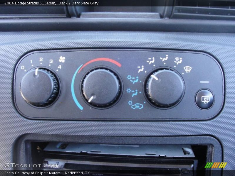 Black / Dark Slate Gray 2004 Dodge Stratus SE Sedan