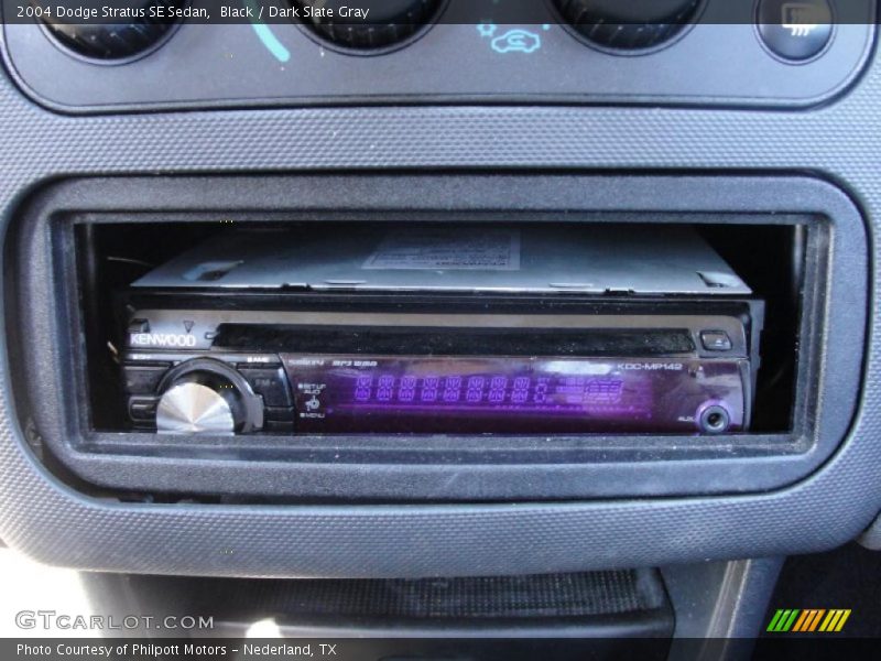 Black / Dark Slate Gray 2004 Dodge Stratus SE Sedan