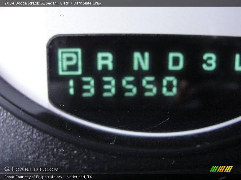 Black / Dark Slate Gray 2004 Dodge Stratus SE Sedan