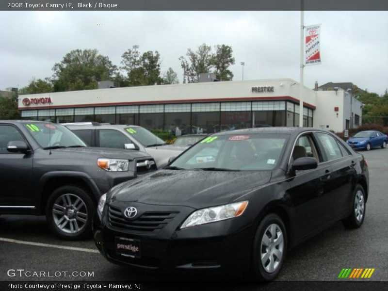 Black / Bisque 2008 Toyota Camry LE