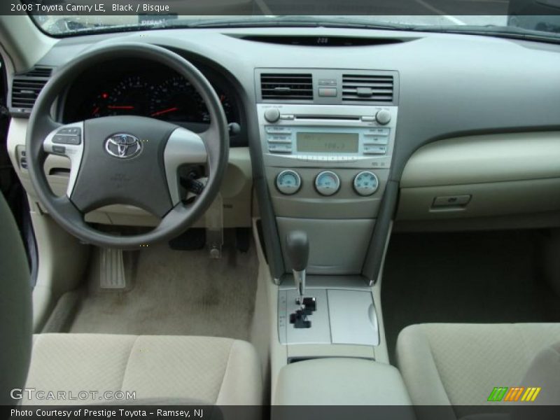 Black / Bisque 2008 Toyota Camry LE