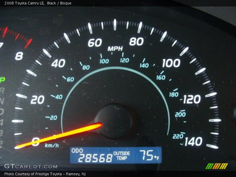Black / Bisque 2008 Toyota Camry LE