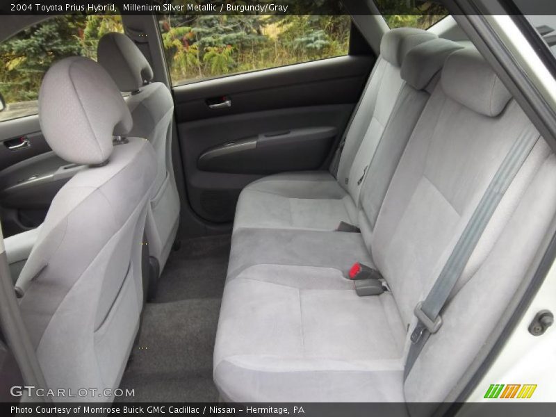 Millenium Silver Metallic / Burgundy/Gray 2004 Toyota Prius Hybrid