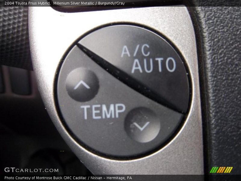 Millenium Silver Metallic / Burgundy/Gray 2004 Toyota Prius Hybrid