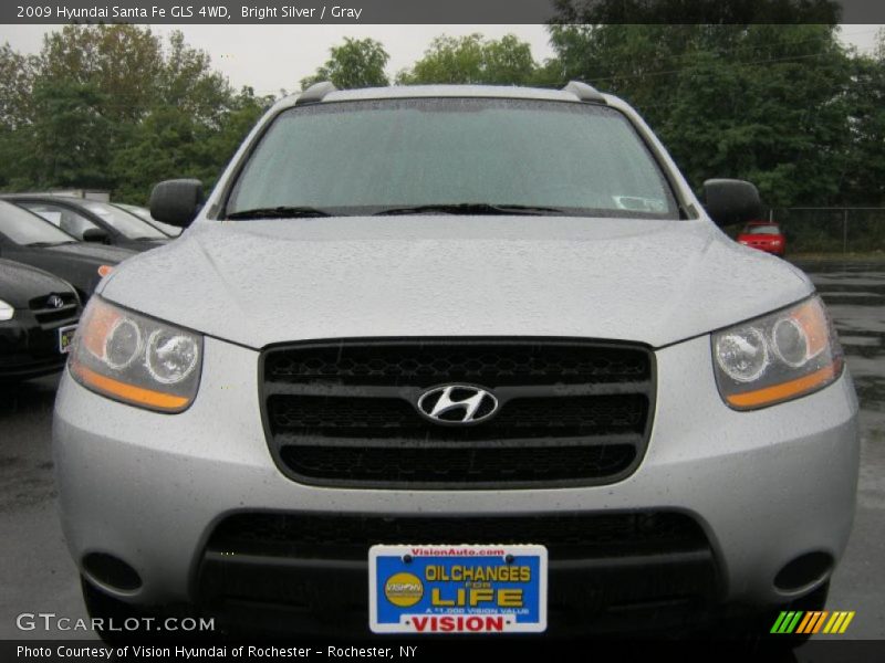 Bright Silver / Gray 2009 Hyundai Santa Fe GLS 4WD