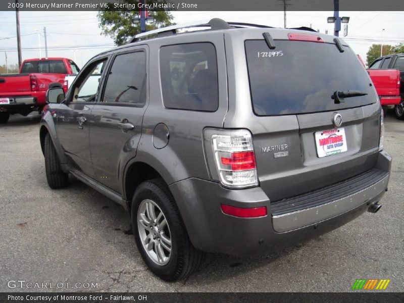 Sterling Grey Metallic / Stone 2009 Mercury Mariner Premier V6