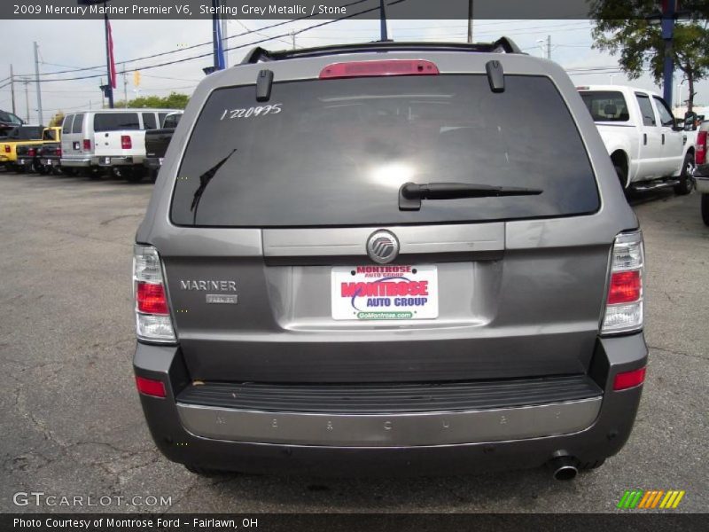 Sterling Grey Metallic / Stone 2009 Mercury Mariner Premier V6