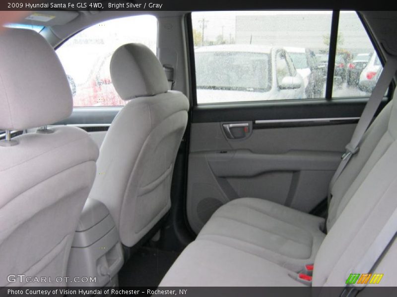 Bright Silver / Gray 2009 Hyundai Santa Fe GLS 4WD