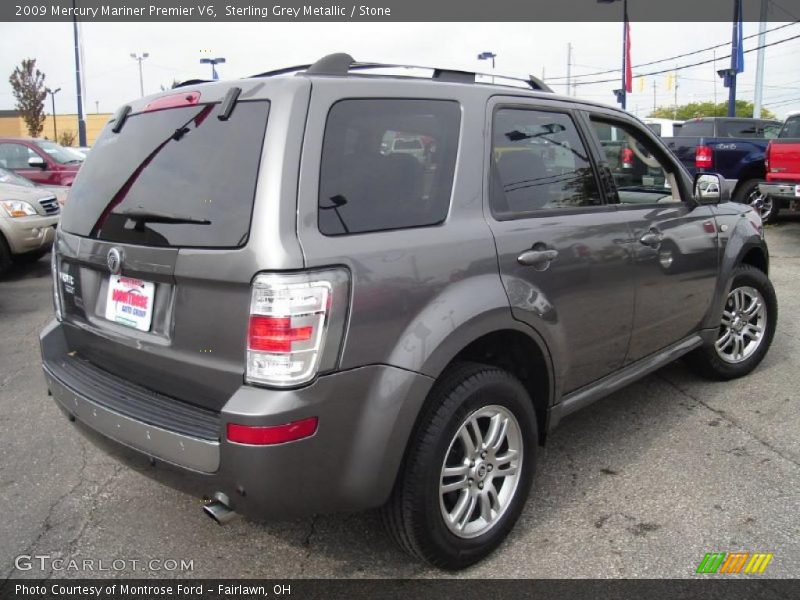 Sterling Grey Metallic / Stone 2009 Mercury Mariner Premier V6