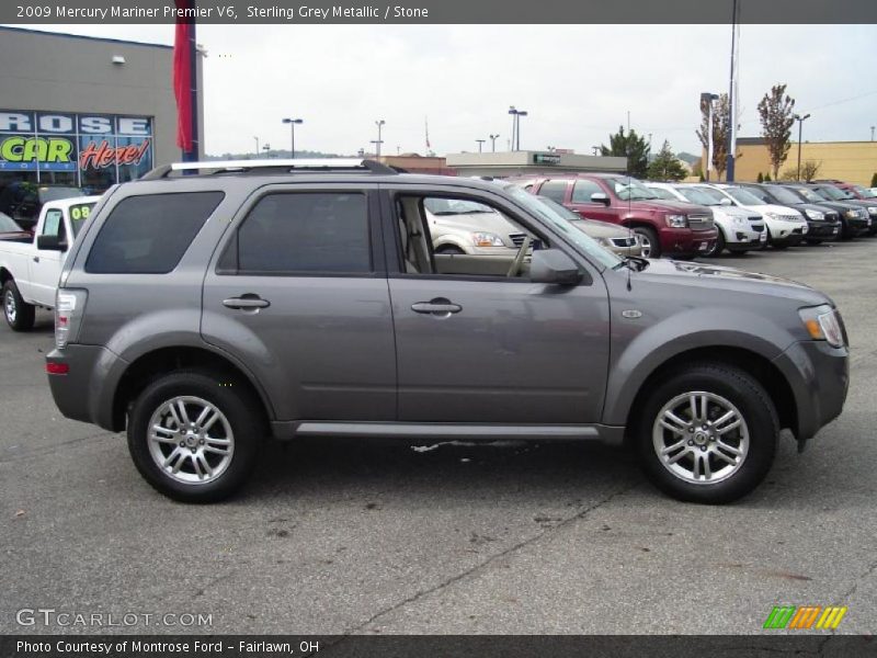 Sterling Grey Metallic / Stone 2009 Mercury Mariner Premier V6