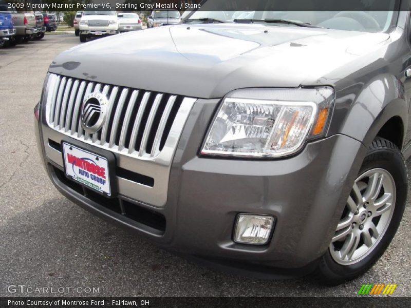 Sterling Grey Metallic / Stone 2009 Mercury Mariner Premier V6