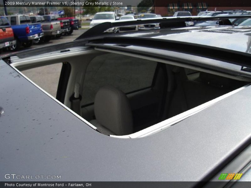 Sterling Grey Metallic / Stone 2009 Mercury Mariner Premier V6