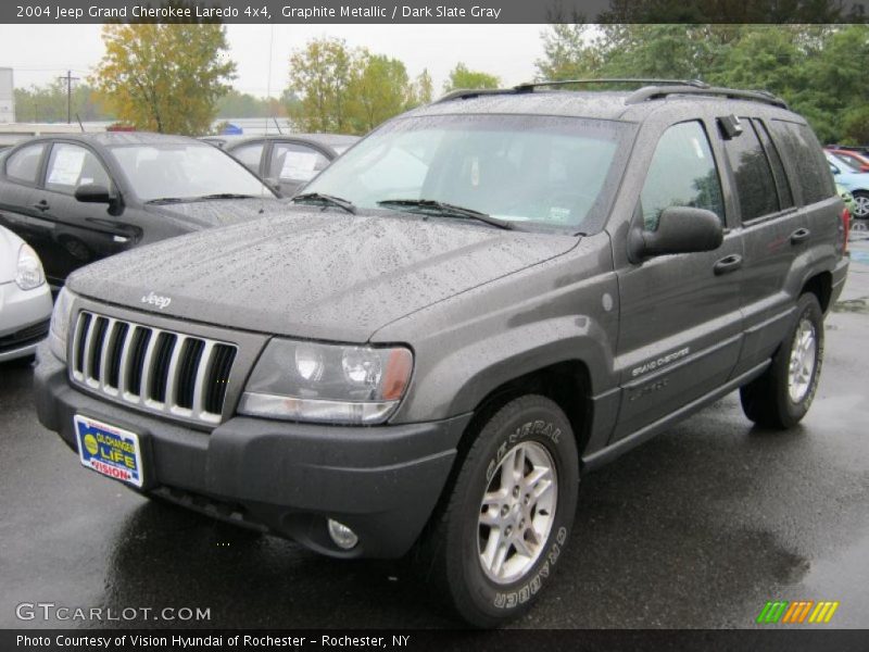 Graphite Metallic / Dark Slate Gray 2004 Jeep Grand Cherokee Laredo 4x4