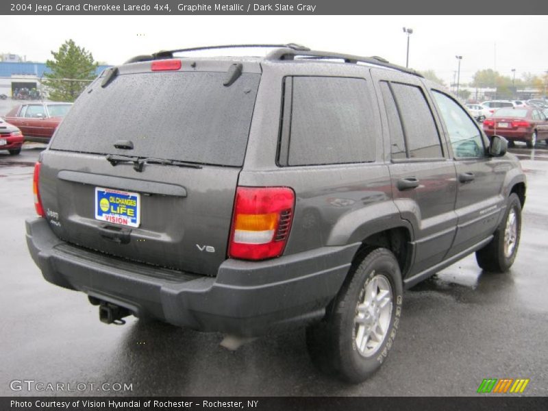 Graphite Metallic / Dark Slate Gray 2004 Jeep Grand Cherokee Laredo 4x4