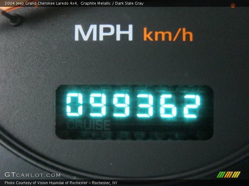 Graphite Metallic / Dark Slate Gray 2004 Jeep Grand Cherokee Laredo 4x4