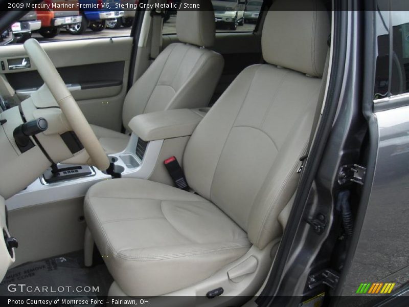 Sterling Grey Metallic / Stone 2009 Mercury Mariner Premier V6