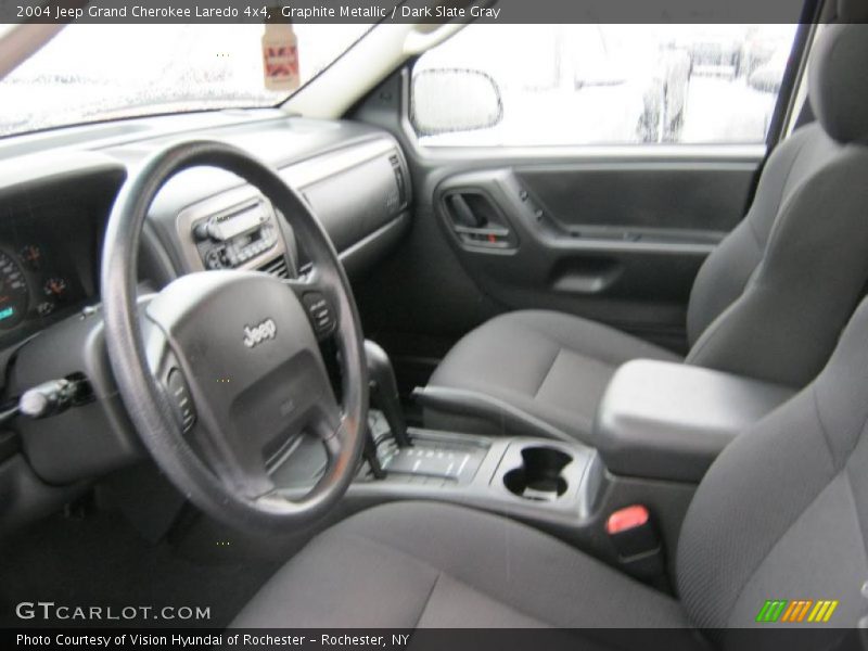 Graphite Metallic / Dark Slate Gray 2004 Jeep Grand Cherokee Laredo 4x4