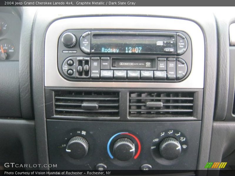 Graphite Metallic / Dark Slate Gray 2004 Jeep Grand Cherokee Laredo 4x4
