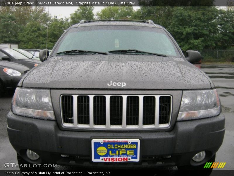 Graphite Metallic / Dark Slate Gray 2004 Jeep Grand Cherokee Laredo 4x4