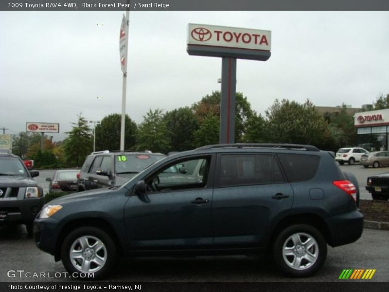 Black Forest Pearl / Sand Beige 2009 Toyota RAV4 4WD