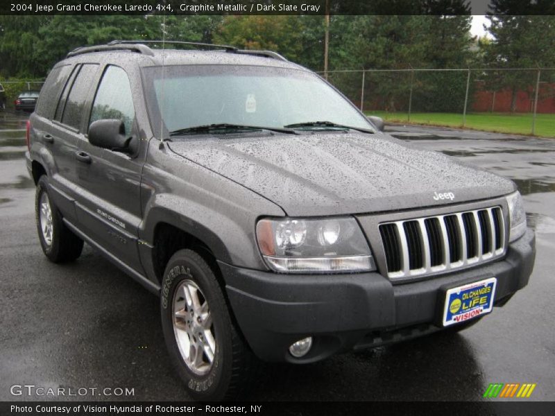 Graphite Metallic / Dark Slate Gray 2004 Jeep Grand Cherokee Laredo 4x4