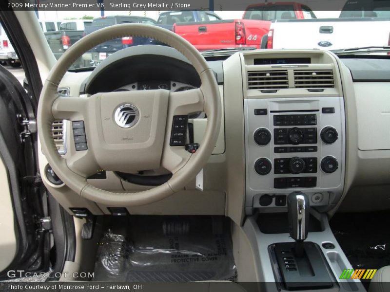 Sterling Grey Metallic / Stone 2009 Mercury Mariner Premier V6