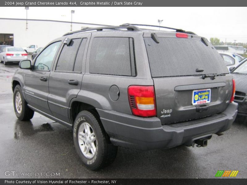 Graphite Metallic / Dark Slate Gray 2004 Jeep Grand Cherokee Laredo 4x4