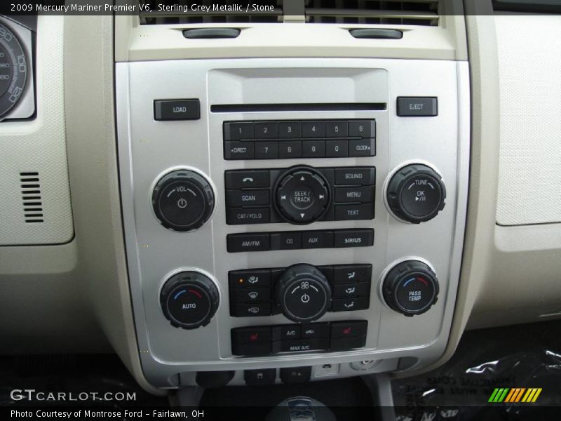 Sterling Grey Metallic / Stone 2009 Mercury Mariner Premier V6