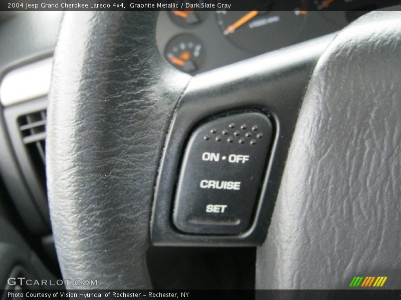 Graphite Metallic / Dark Slate Gray 2004 Jeep Grand Cherokee Laredo 4x4