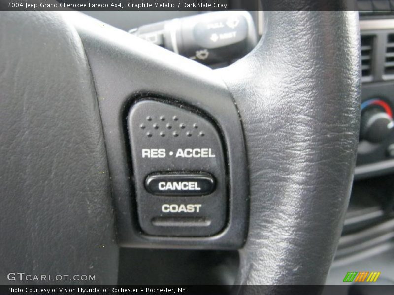 Graphite Metallic / Dark Slate Gray 2004 Jeep Grand Cherokee Laredo 4x4