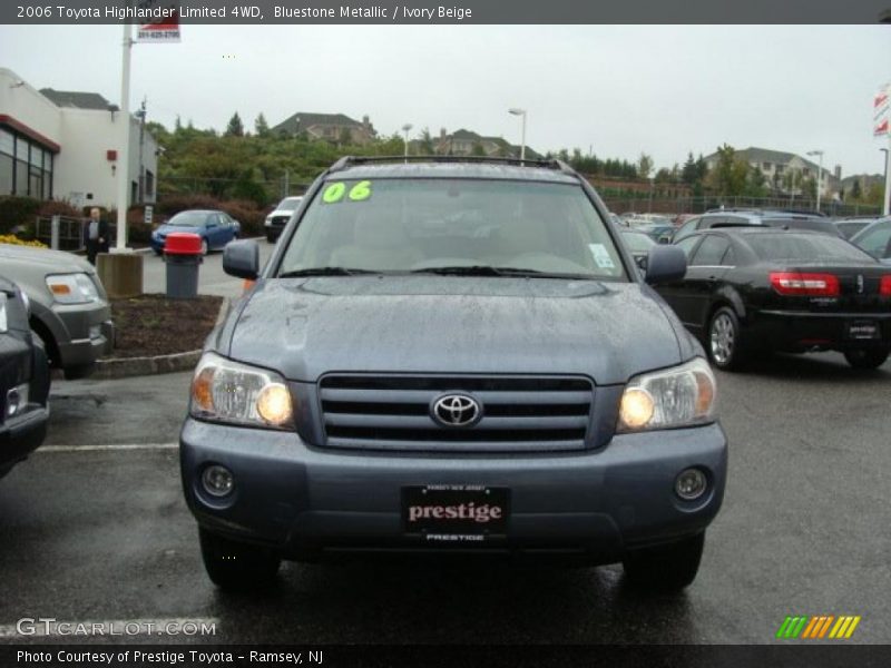 Bluestone Metallic / Ivory Beige 2006 Toyota Highlander Limited 4WD