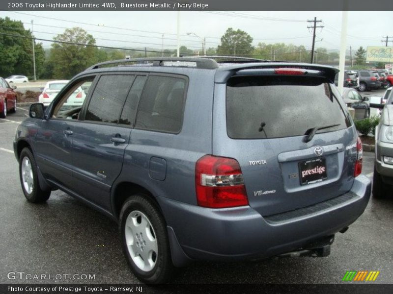 Bluestone Metallic / Ivory Beige 2006 Toyota Highlander Limited 4WD