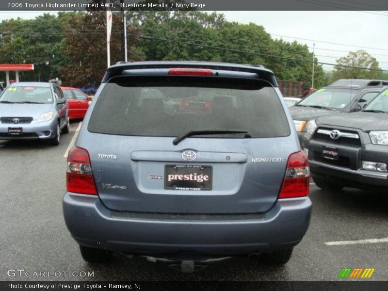 Bluestone Metallic / Ivory Beige 2006 Toyota Highlander Limited 4WD