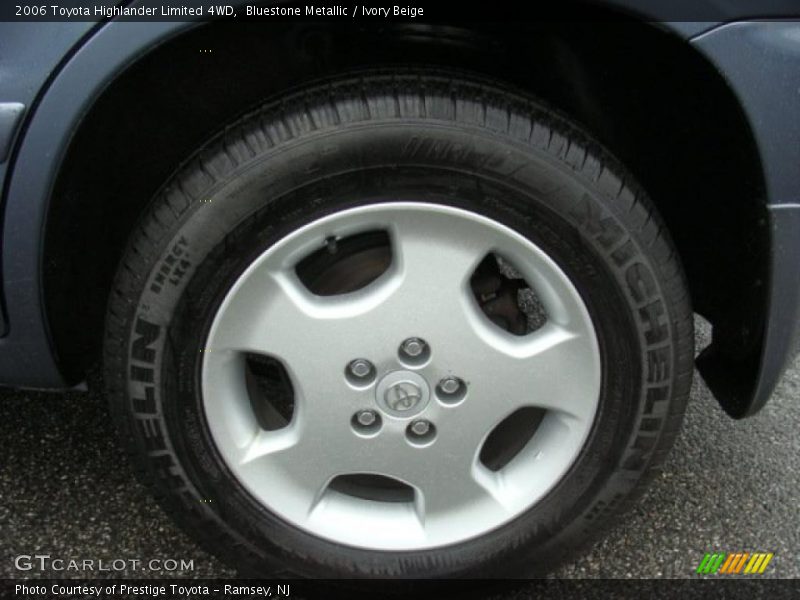 Bluestone Metallic / Ivory Beige 2006 Toyota Highlander Limited 4WD