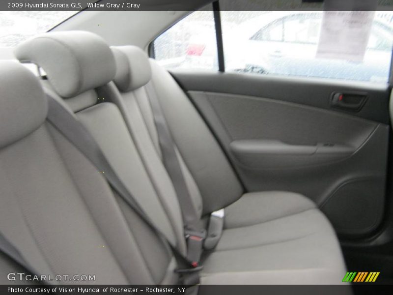 Willow Gray / Gray 2009 Hyundai Sonata GLS