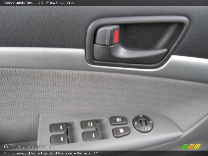 Willow Gray / Gray 2009 Hyundai Sonata GLS